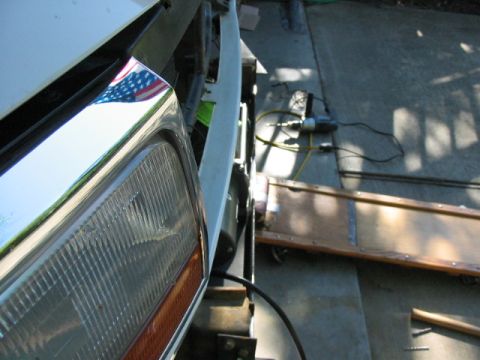 1995 Ford Bronco - This mount does not stick out way forward of the bumper/frame.