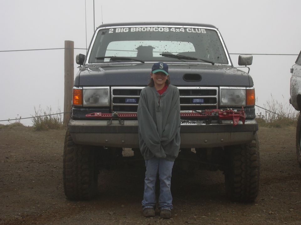 Mike's Daughter, the budding wheeler.