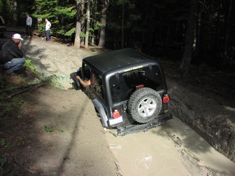 1995 Ford Bronco - lots of time to practice winching skills.