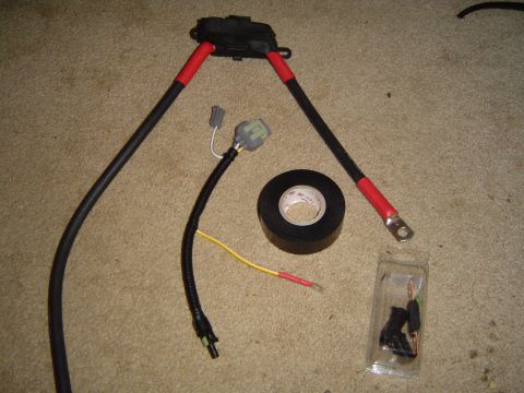 1989 Ford Bronco - I ordered up this 3G wiring kit from Ford Fuel Injection . com...2ga. cables and a 175A fuse!!