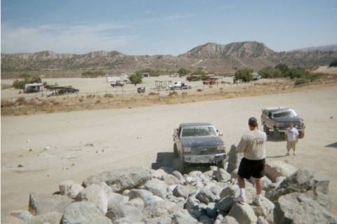 1990 Ford Bronco - Emmett guiding matt.