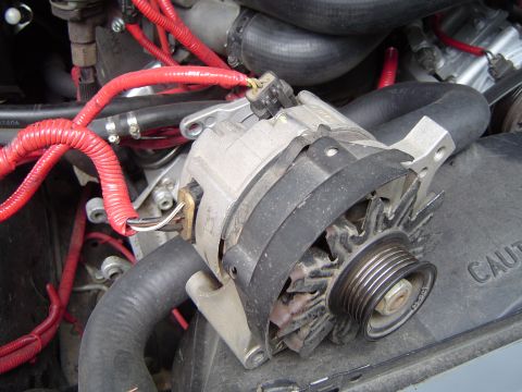1989 Ford Bronco - Unbolted the alternator and took it out