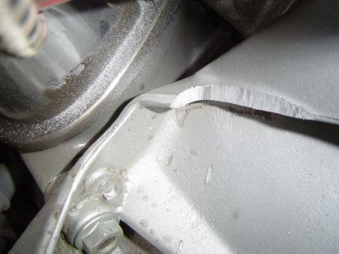 1989 Ford Bronco - Ground out the little flange