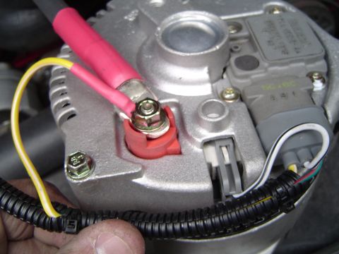 1989 Ford Bronco - Bolted the cable and the jumper onto the 3G