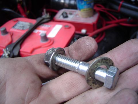 1989 Ford Bronco - Scrounged the parts box for a bolt, and a nut