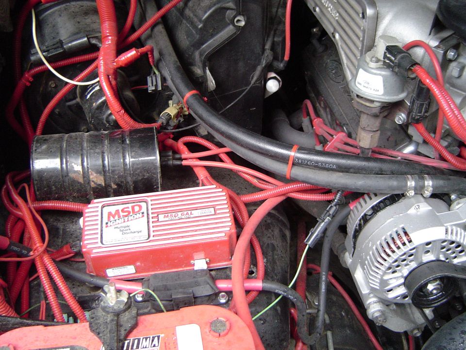 All hooked up.

This swap takes me from 65-75 amp alt to 130 or 140 amp