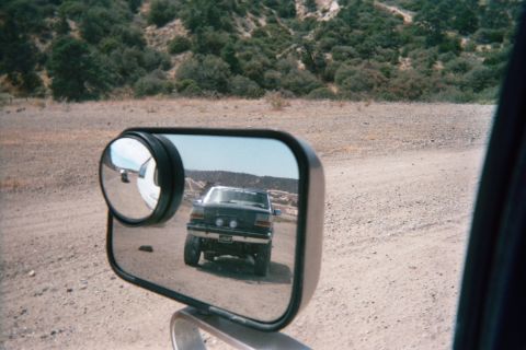 1990 Ford Bronco - Mud mad In my mirror