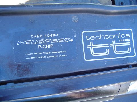 1992 Volkswagen Jetta - Stickers for Neuspeed P-Chip and Techtonics tuning are visible in the engine bay.