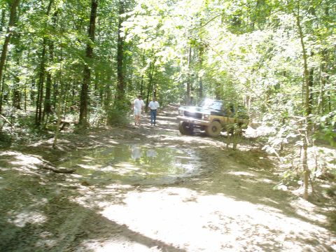 1990 Ford Bronco - More Mud on access road
