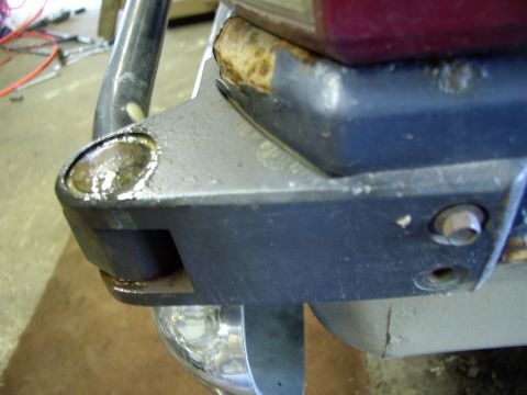 1986 Ford Bronco - The shape of things to come. I busted the lower bolt off the year I bought the Bronco. Well there was more of the same to come.