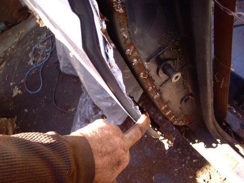 1986 Ford Bronco - Do it right and skin pops loose after enough prying and popping loose.