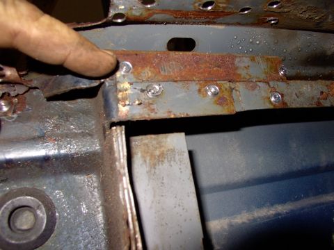 1986 Ford Bronco - These will be revealed only after you start to pry the quarter off. They need to be drilled out too.