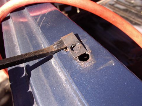 1986 Ford Bronco - Oops almost forgot to save these off the top of the rear quarters.