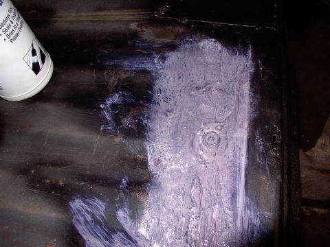 1986 Ford Bronco - Eventually the stuff goes completely purple and then finally black and acts like a primer so you can go straight to paint after this. Re-co…