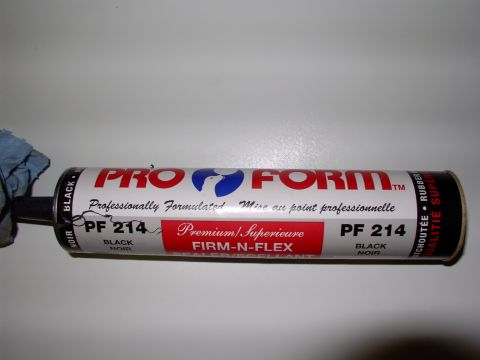 1986 Ford Bronco - This is the seam sealer I used to caulk any of the seams and welded patch panels. Sets up in a half hour and is totally paintable.