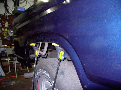1986 Ford Bronco - Clamped here too.