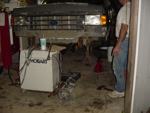 1987 Ford Bronco - this is the end of the tear apart.