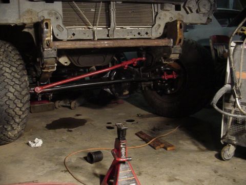 1987 Ford Bronco - front brackets messured and welded