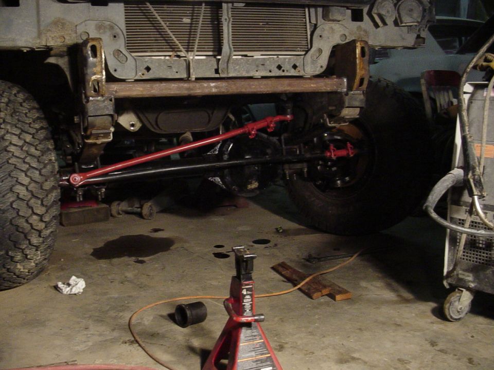 front brackets messured and welded