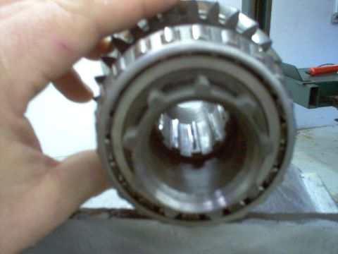 1983 Ford Bronco - As blurry as this is, you can still clearly see how much of the splines are worn off inside.