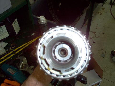 1983 Ford Bronco - This is with the gear turned to the drive side of the splines. Note that the marks don't line up now.