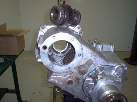 1983 Ford Bronco - I steam-cleaned the t-case before disassembly, and I've already resealed it. I'll wait to install the gear until the case is mounted to the…