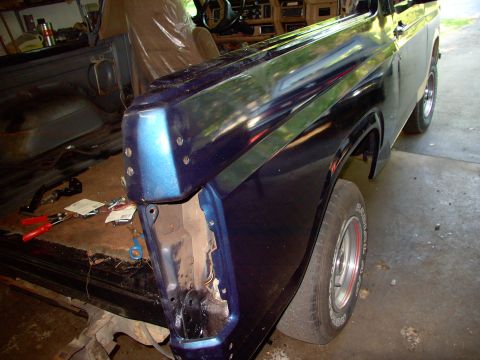 1986 Ford Bronco - Just prior to final alignment and glueing. Note how far out the holes were for the carrier bolts.