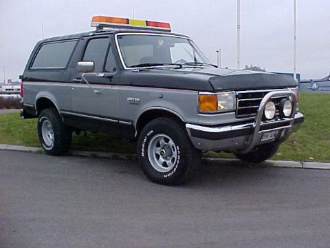 1989 Ford Bronco - This is how he looked the first day, so this is my B-4 picture.