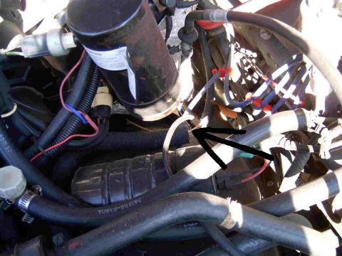 1989 Ford Bronco - what is this hose?