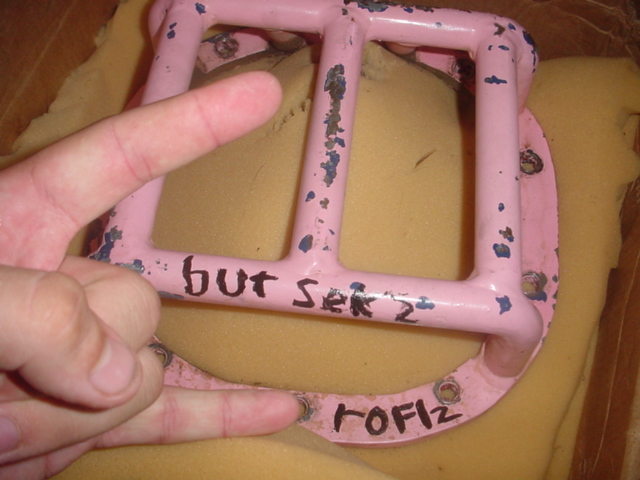 This thing has been passed down through the ages, and now it's mine.
I added my mark.