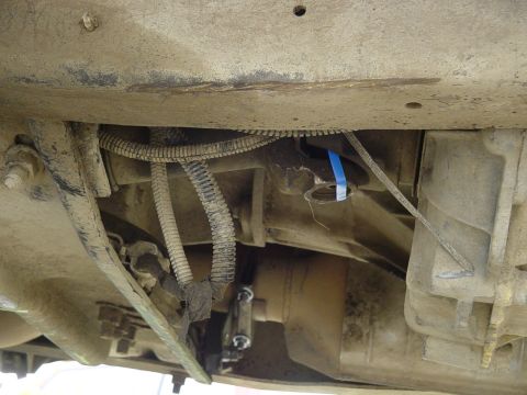 1987 Ford Bronco - yup need to cut crossmember also