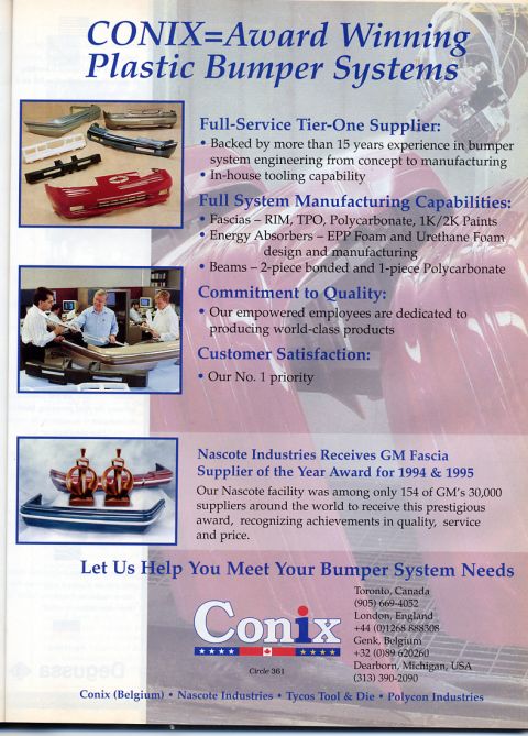 1993 Ford Taurus - advertisement featuring SHO bumper.