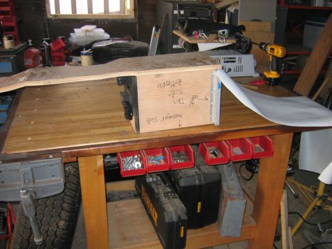 1995 Ford Bronco - Once the putty dried and I sanded it down, it was time to start the vynal. The back is the only piece that will use the mock up holes from…