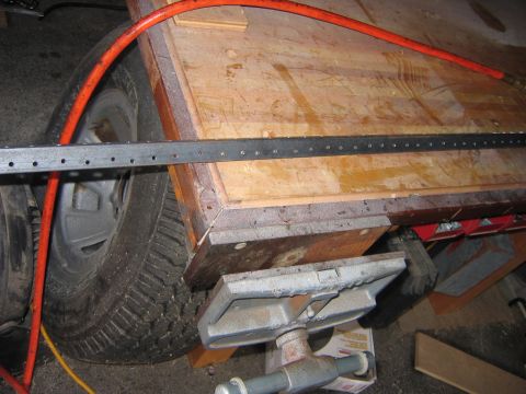 1995 Ford Bronco - This is how I will attach the rest of the pieces. I drilled bunch of holes and then i can cut it to what ever lengh i need