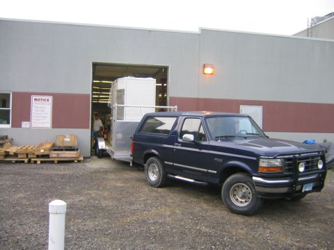 1994 Ford Bronco - dropping the front room off at work