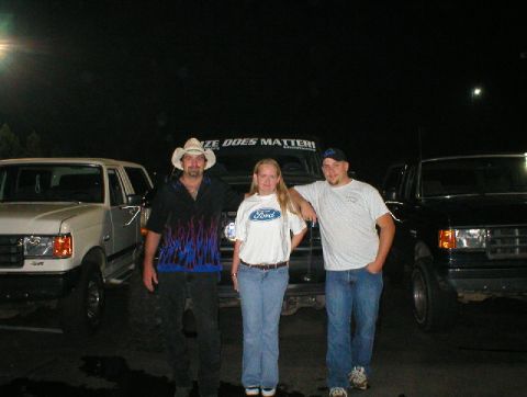 1989 Ford Bronco - Shane - Blaze, Mel - BroncoBabe, Moseley - Smooth. The very first Dixie Chapter M&G.