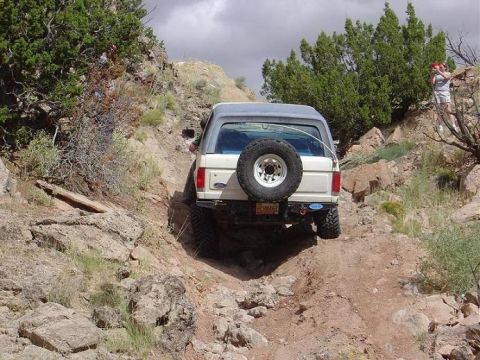 1987 Ford Bronco - another shot on dons canyon