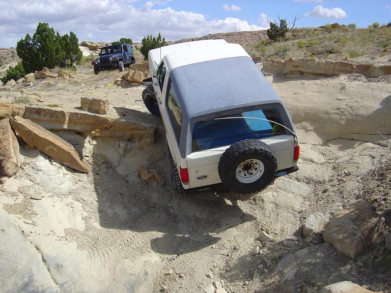 me climbing out of the "diff dragger"