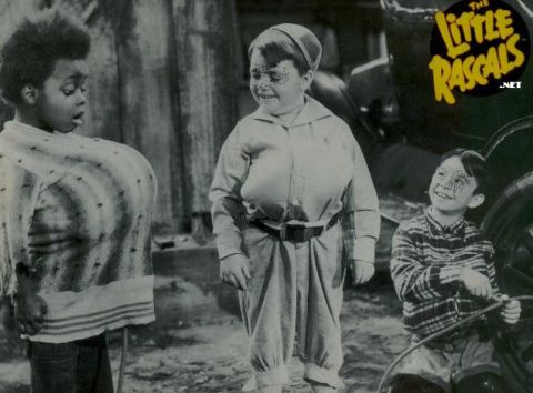 1993 Ford Bronco - Three characters from The Little Rascals are shown in a scene from the movie.