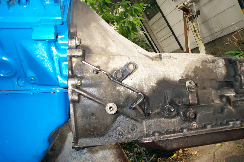 Modified linkage side view