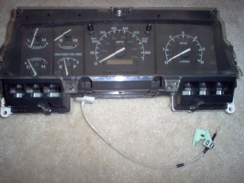 1983 Ford Bronco - SOLD 92 F150 4WD automatic instrument cluster w/tach fits '92-93 F150 & Bronco Shift indicator cable has been upgraded to the later black,…