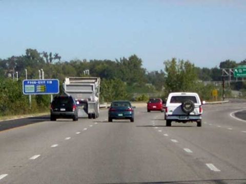 1995 Ford Bronco - a Bronco passing us on the hi-way (Bronco man needed a picture!)