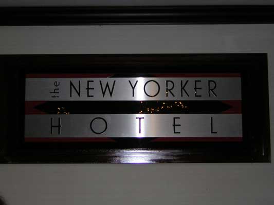 We stayed in the famous New Yorker Hotel