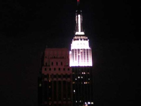 1995 Ford Bronco - The Empire State Building as seen from our hotel room window