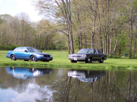 2001 Ford Crown Victoria - At the Bette Estate