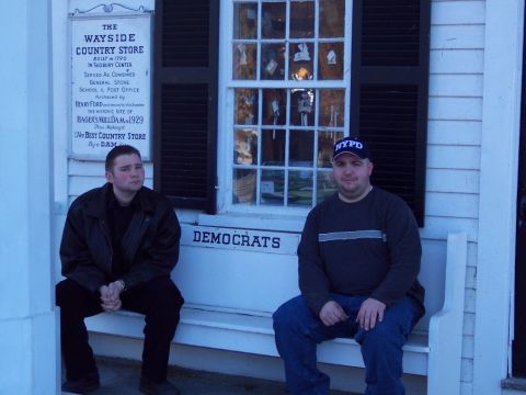 2001 Ford Crown Victoria - Does that say democrats?