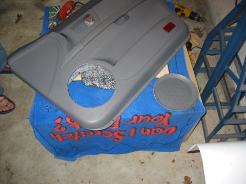 2003 Ford Taurus - door cut ready for modification