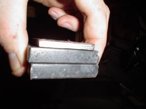 1981 Ford Bronco - spacers for the pass seat.