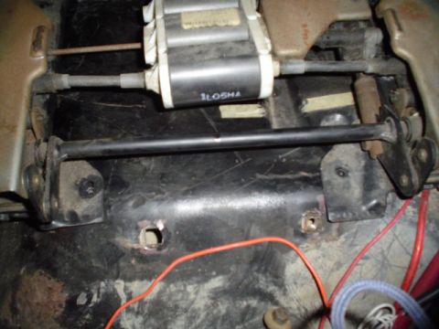 1981 Ford Bronco - you can see the stock holes on the pass side.