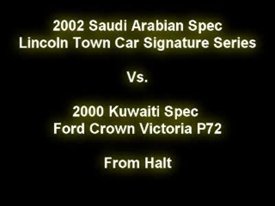 2000 Ford Crown Victoria - My Vic Vs. Fahad's Modified Town Car